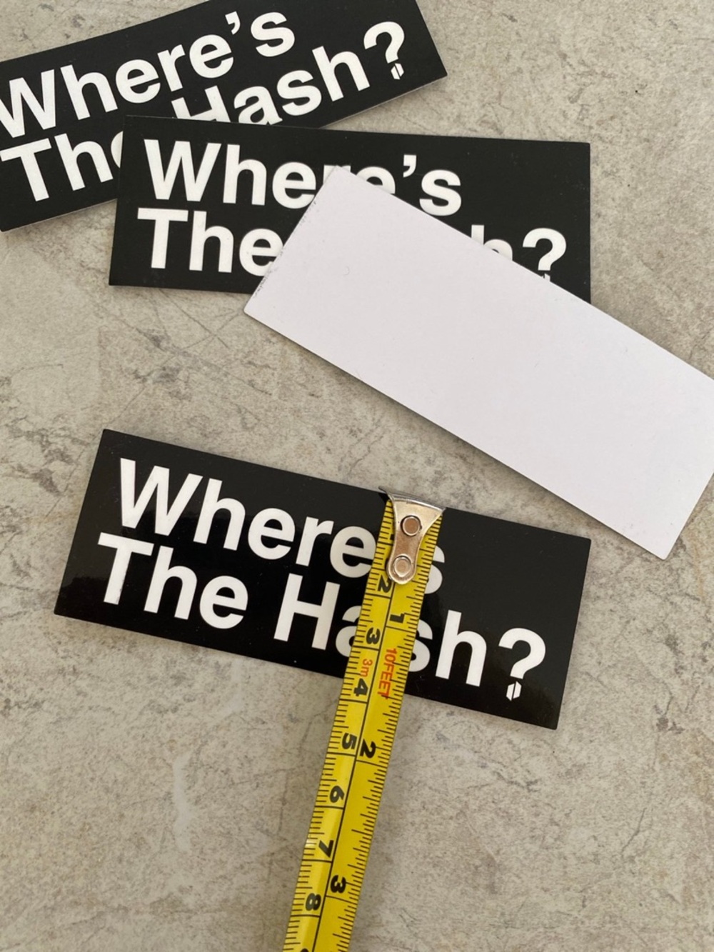 Where’s The Hash? Sticker Pack - Picture 4 of 4